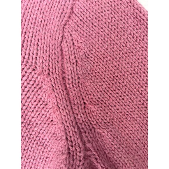 NWT MEDIUM Access Liz Claiborne Rose Pink Open Angora Blend Cardigan Sweater - Picture 8 of 9